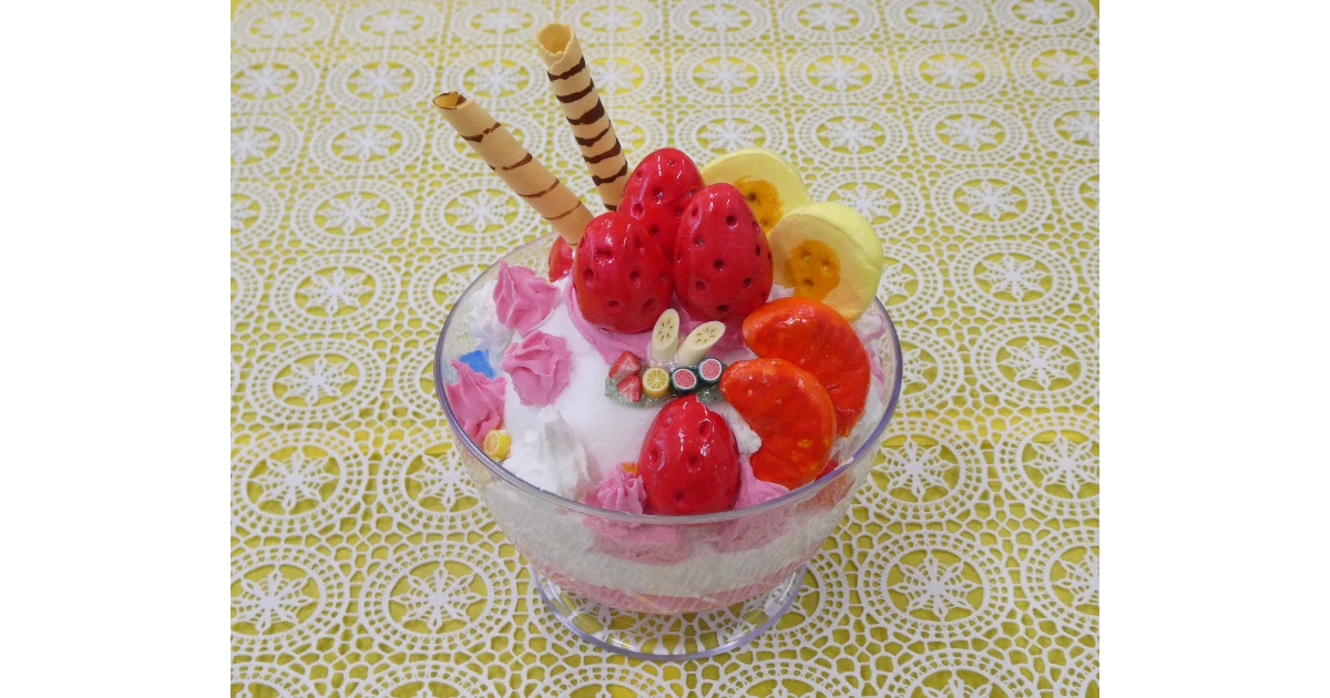 子ども手芸教室「ぷっち」　スイーツデコ　いちごパフェを作ろう！