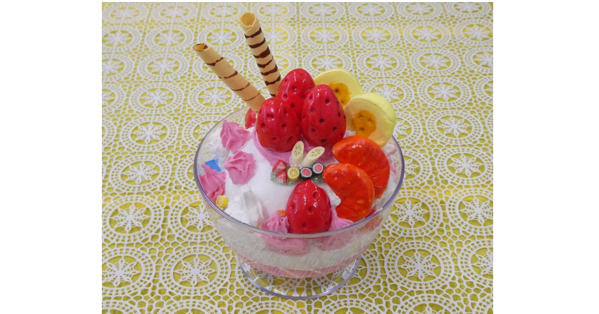子ども手芸教室「ぷっち」　スイーツデコ　いちごパフェを作ろう！